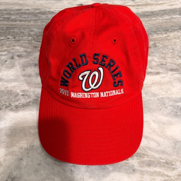 '47 Other - 47 Brand Washington Nationals 2019 World Series Hat Red Adjustable Baseball Cap
